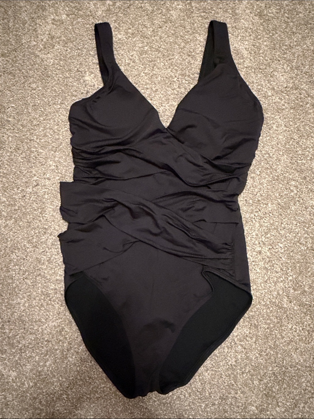 Tommy Bahama Black One-Piece Swimsuit